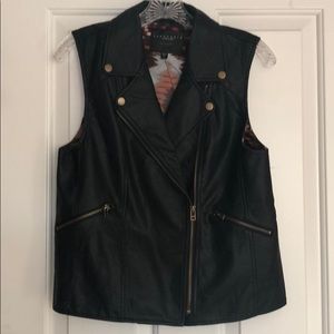 Sanctuary leather vest